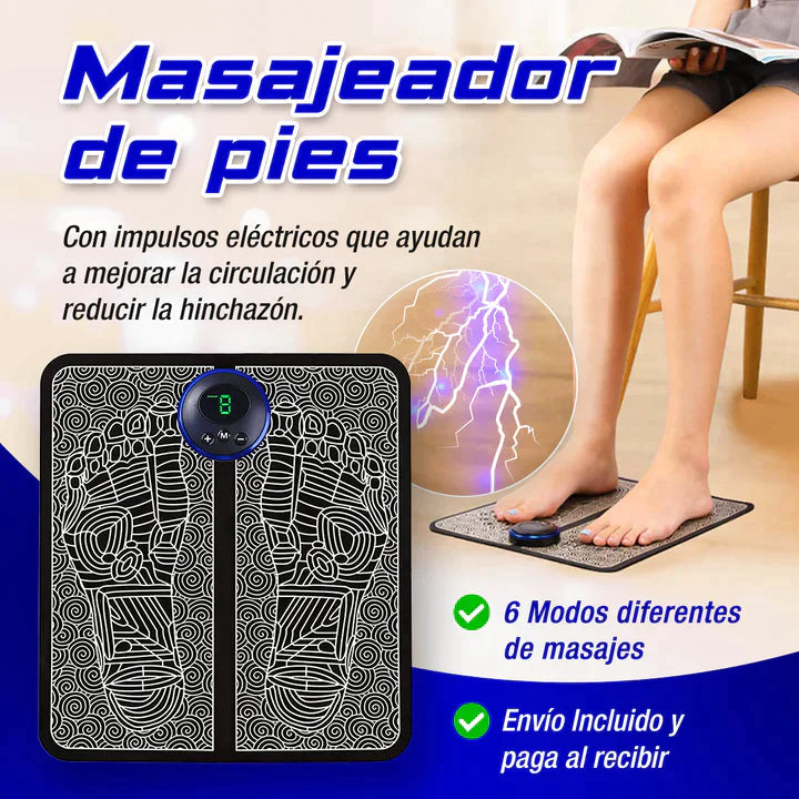 MASAJEADOR PARA PIES ELECTRONICO DE 19 VELOCIDADES