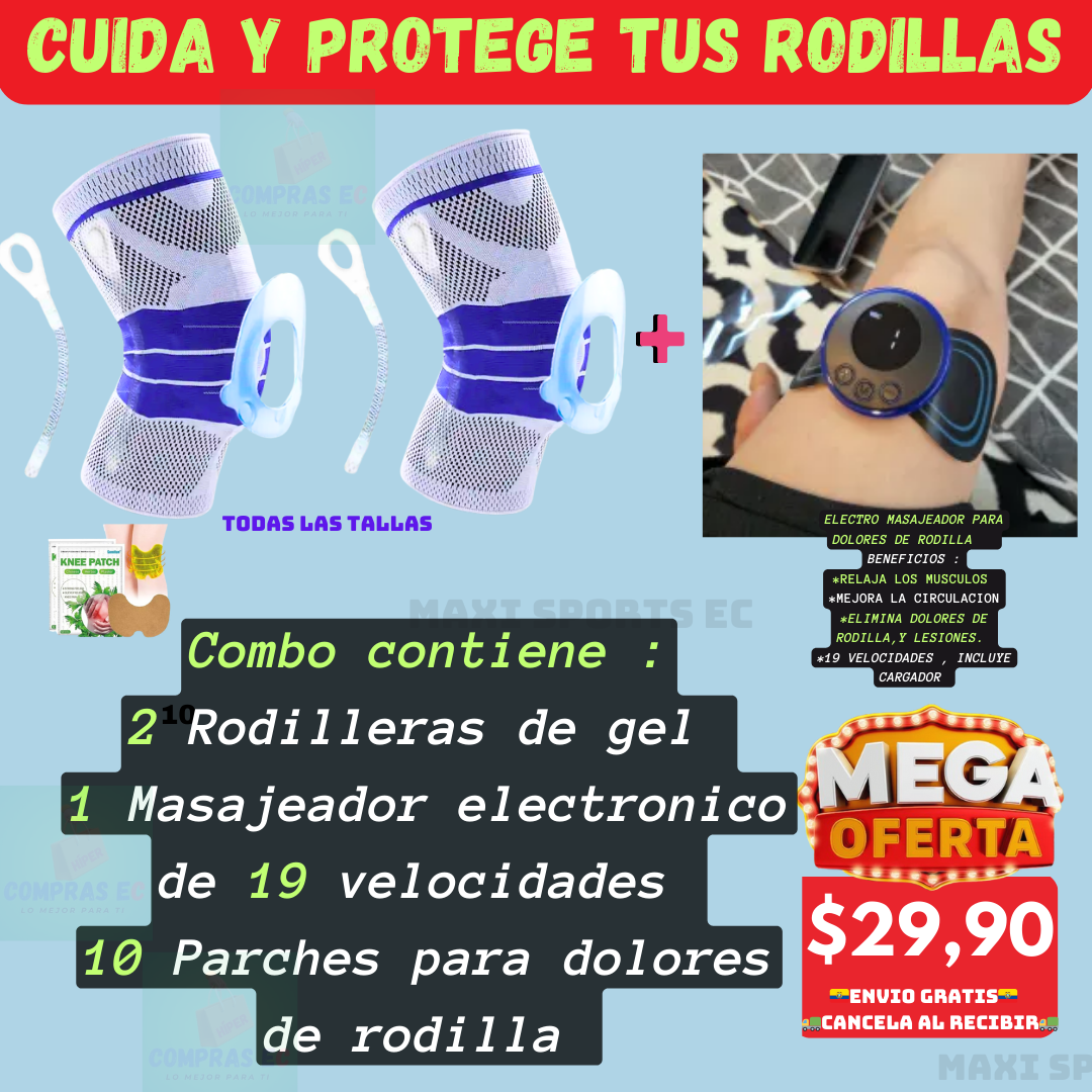 PROTEGE TUS RODILLAS CON EL MEJOR COMBO