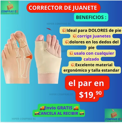 EL MEJOR CORRECTOR DE JUANETES