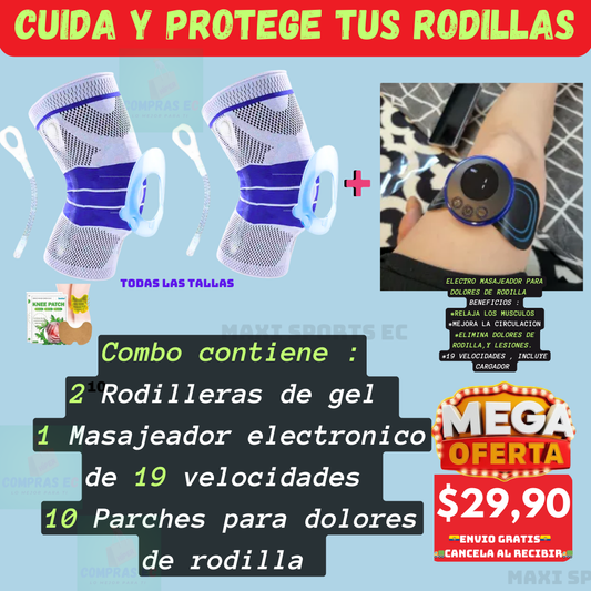 PROTEGE TUS RODILLAS CON EL MEJOR COMBO