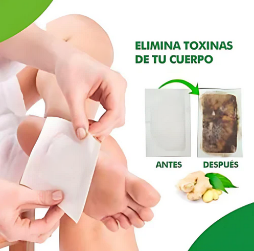 90 PARCHES DESINTOXICANTES de planta de pie