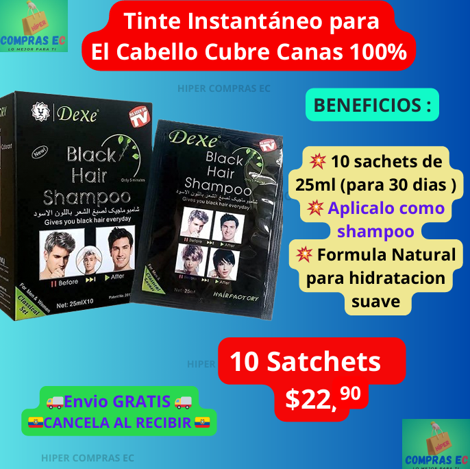 TINTE INSTANTÁNEO CUBRE CANAS