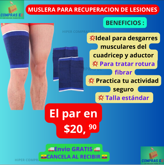 MUSLERAS PARA RECUPERACIÓN DE LESIONES